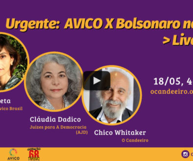 Urgente: AVICO X Bolsonaro no STF – Live 18M
