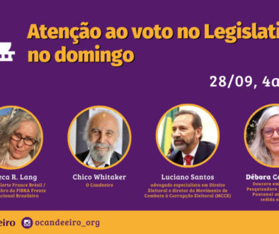 Quarta live da Série O Poder do Legislativo (28/09)