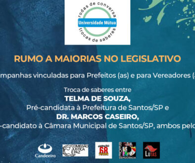 Troca de saberes entre Telma de Souza e Dr. Marcos Caseiro