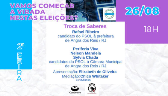 Troca de saberes com Rafael Ribeiro, Sylvia Chada e com as Mulheres do Coletiva Periferia Viva