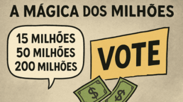 A MÁGICA DOS MILHÕES: Como candidatos chegam a campanhas de 15, 50 e até 200 milhões no Brasil e quem realmente paga essa conta