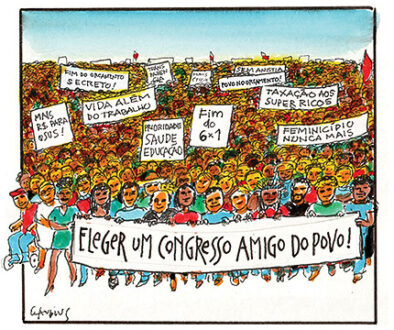 Ilustração CONGRESSO AMIGO DO POVO - CLAUDIUS CECCON - Thumbnail