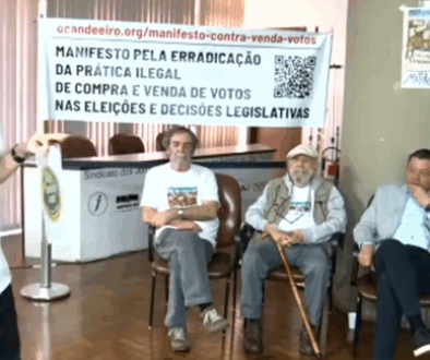 Lançado em São Paulo o Selo “Eu não compro votos”