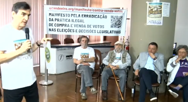 Lançado em São Paulo o Selo “Eu não compro votos”