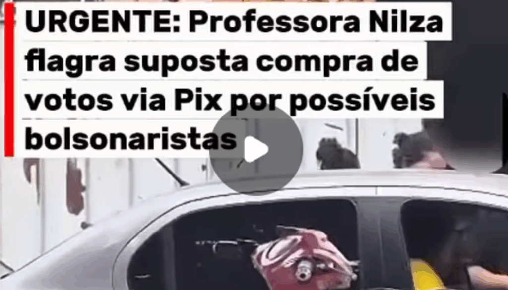 Urgente: Professora Nilza flagra suposta compra de votos