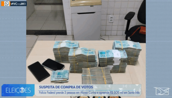 PF investiga suspeita de compra de votos e prende três pessoas no interior